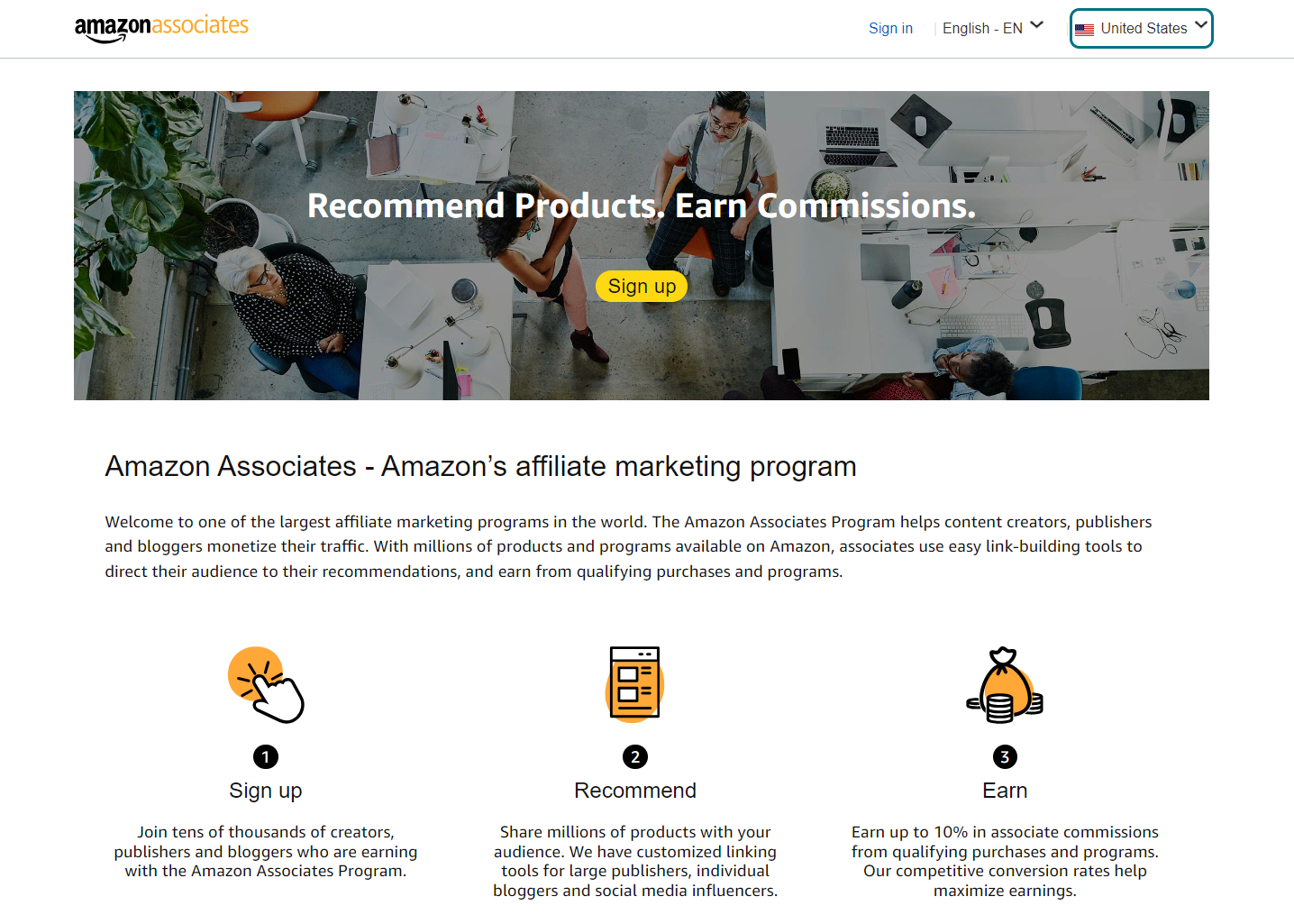 Amazon Associates: A versatile program ideal for promoting tech products, ranging from gadgets to software.