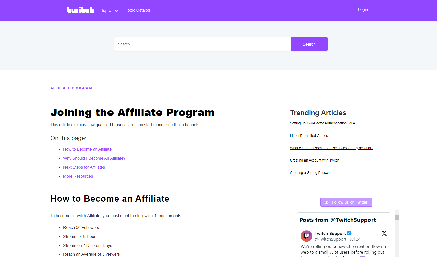 Twitch: Live-streaming platform with affiliate opportunities through subscriptions and product recommendations.